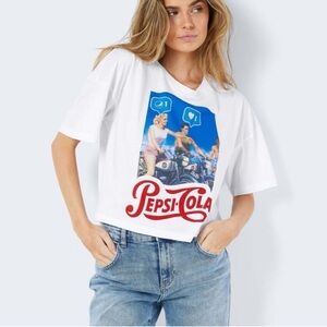 🛍️ 3/$30 Pepsi-Cola Graphic White T-Shirt